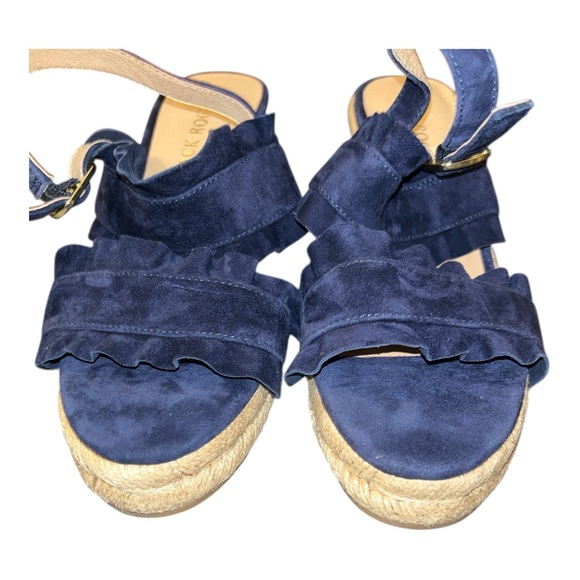 Jack Rogers Rosie Ruffle Espadrille Wedge Sandals Women’s Size 9 - Picture 8 of 8